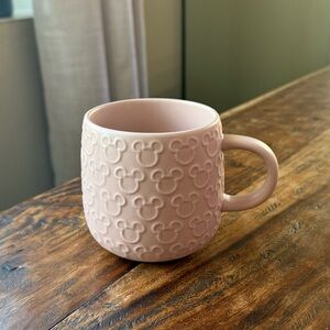 Disney Parks Homestead Collection Pink Mickey Mouse Raised Icon
Mug.